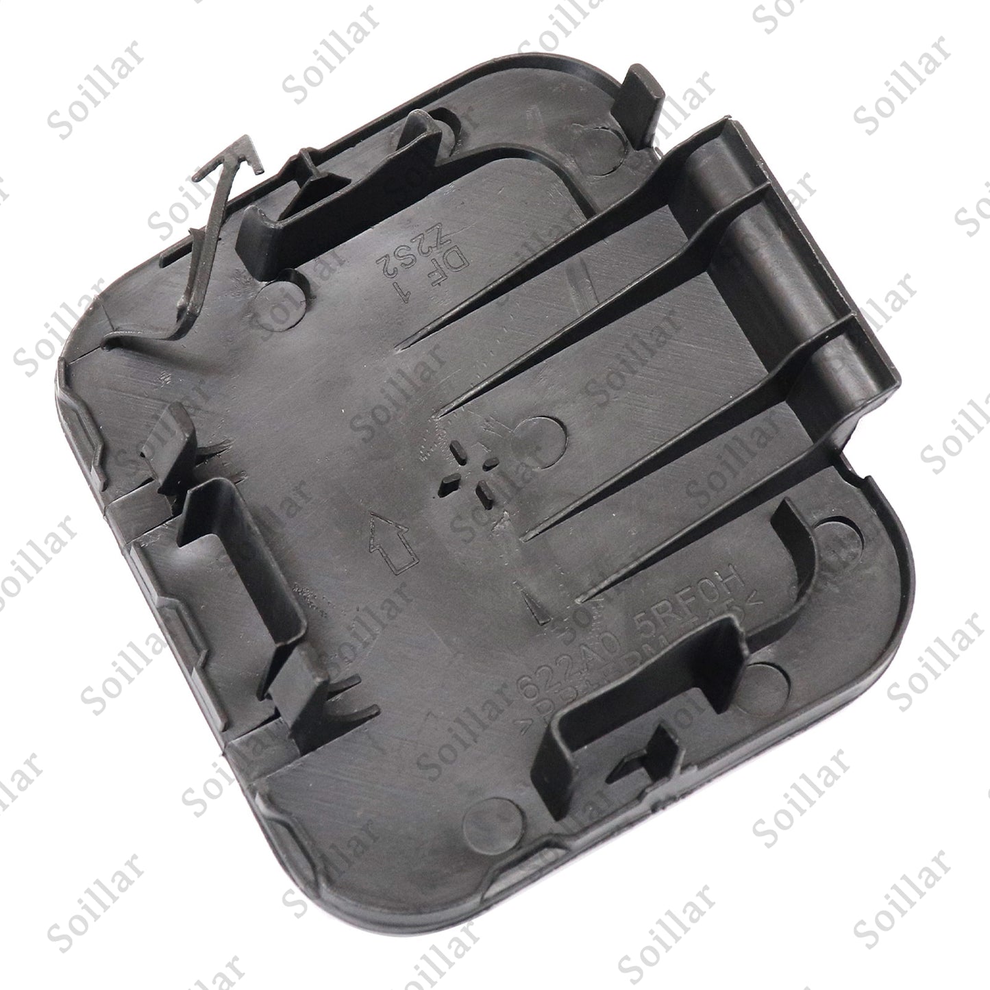 1 Pc Front Bumper Bracket Tow Hook Eye Cover Cap Fit Nissan Kicks 1.6L