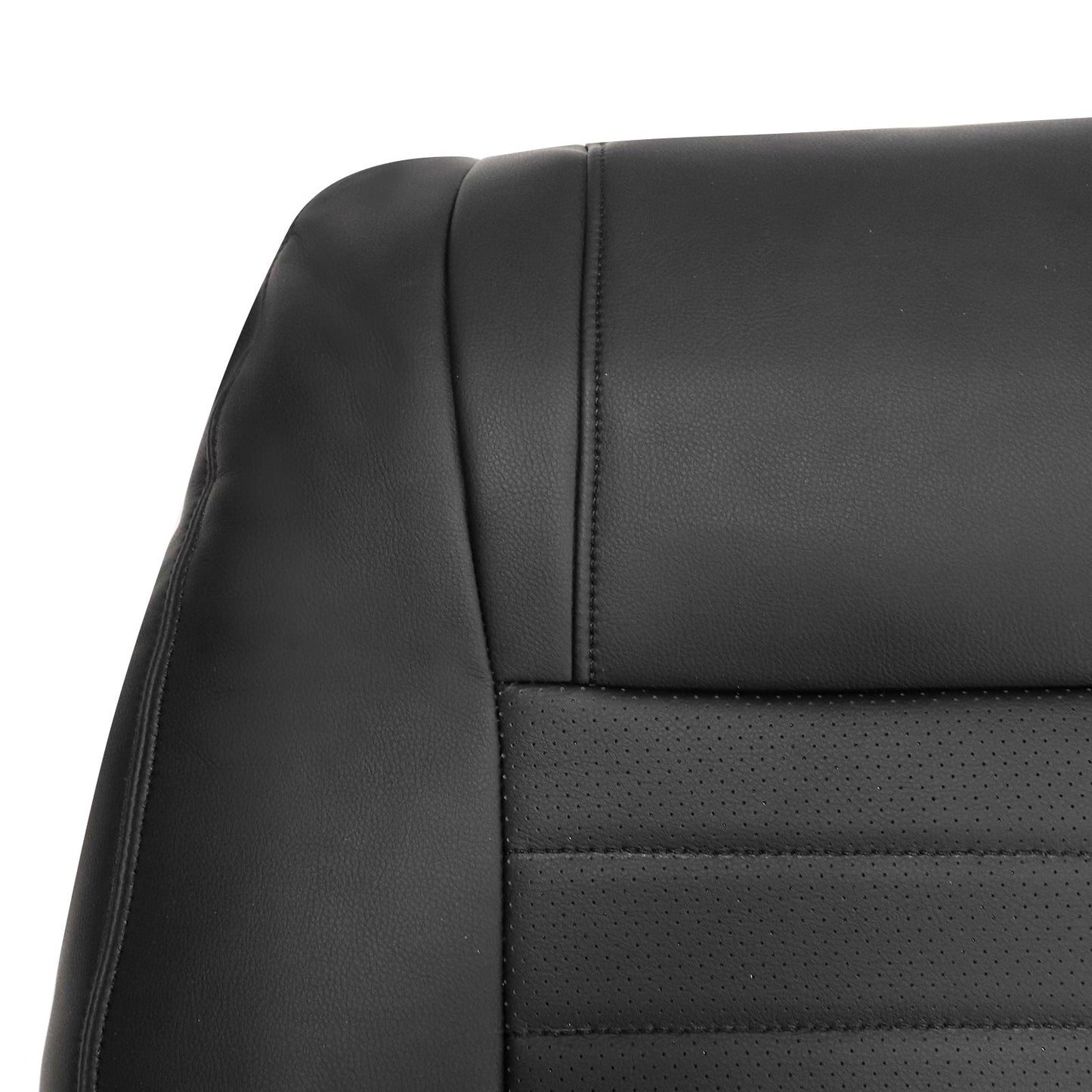 For 2005-2009 Ford Mustang GT Passenger Side Top AC Seat Cover Black