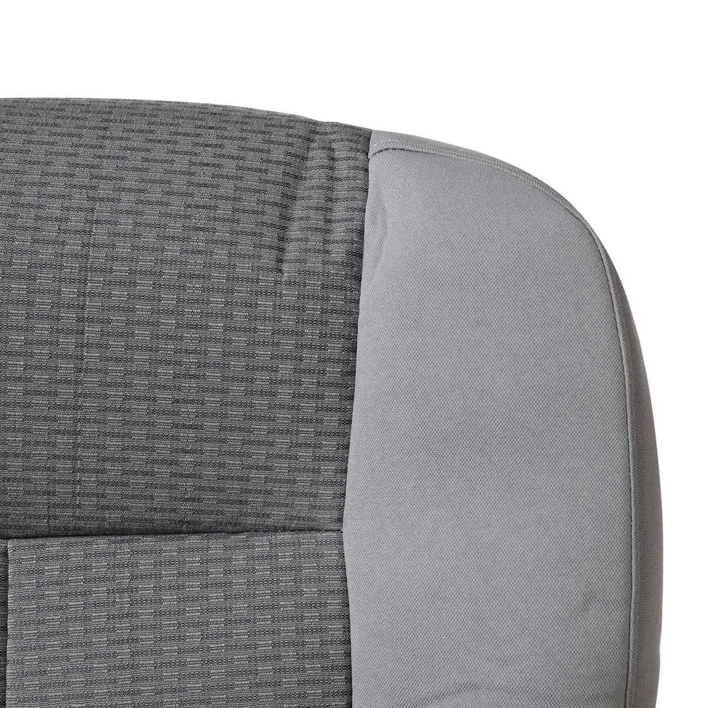 Driver Bottom Cloth Seat Cover Gray For 2011-2016 Ford F250 F350 F450 F550 XLT