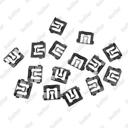 15Pcs Front Windshield Rear Window Reveal Trim Molding Clips Fit Chrysler Dodge