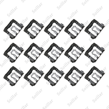 15Pcs Front Windshield Rear Window Reveal Trim Molding Clips Fit Chrysler Dodge