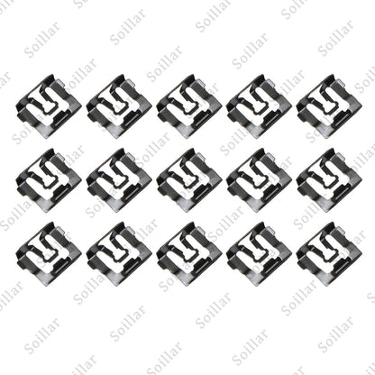 15Pcs Front Windshield Rear Window Reveal Trim Molding Clips Fit Chrysler Dodge