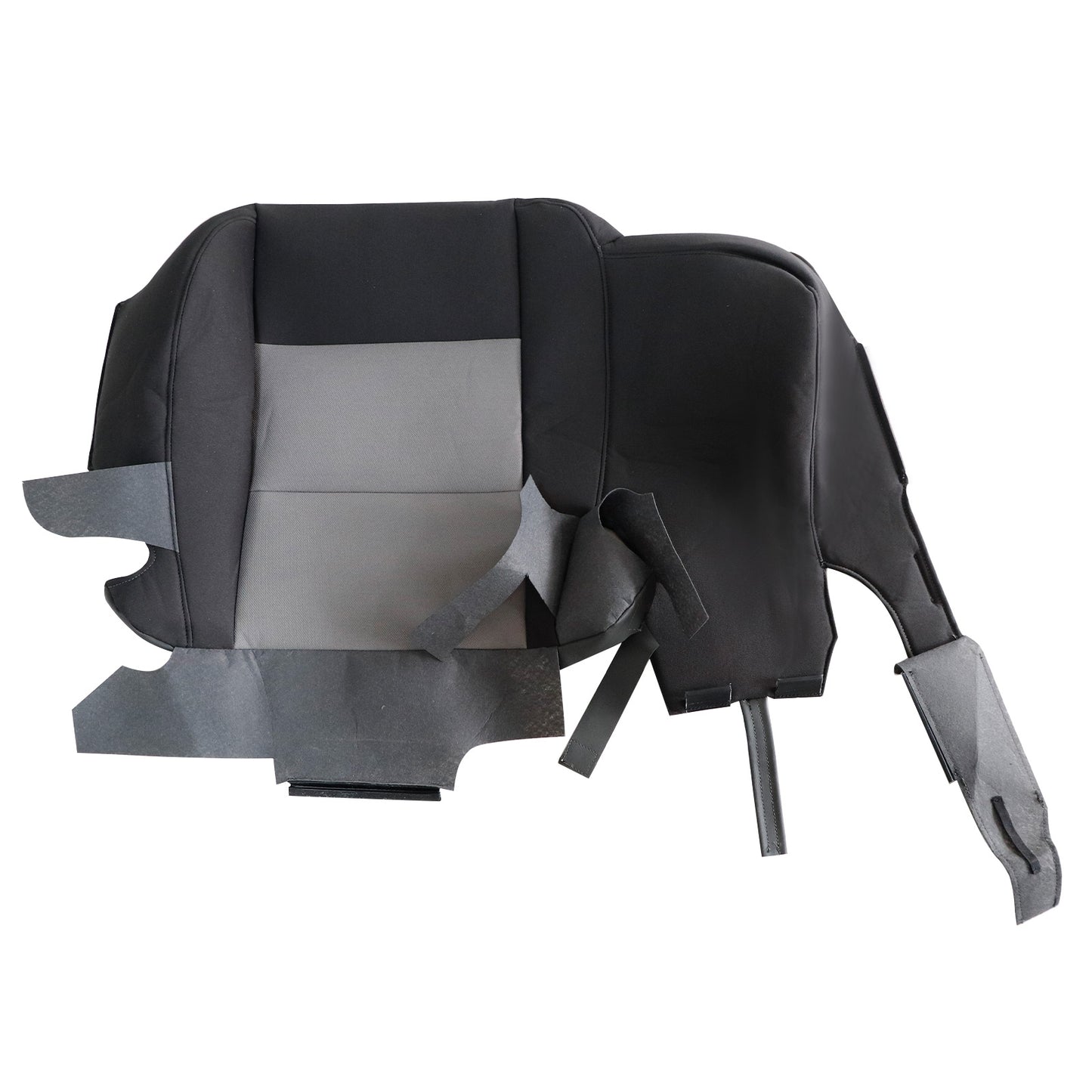2003-2011 For Ford Ranger Driver Bottom Cloth Seat Cover Left Side Black/Gray