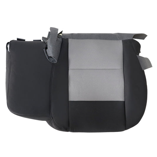 2003-2011 For Ford Ranger Driver Bottom Cloth Seat Cover Left Side Black/Gray