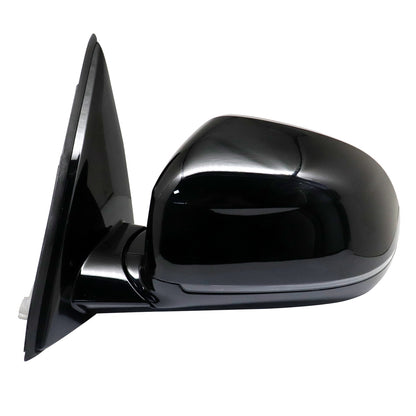 NEW DRIVER LEFT BLACK MIRROR WITH BLIND SPOT 2018-2023 FOR BMW X3 51168491669
