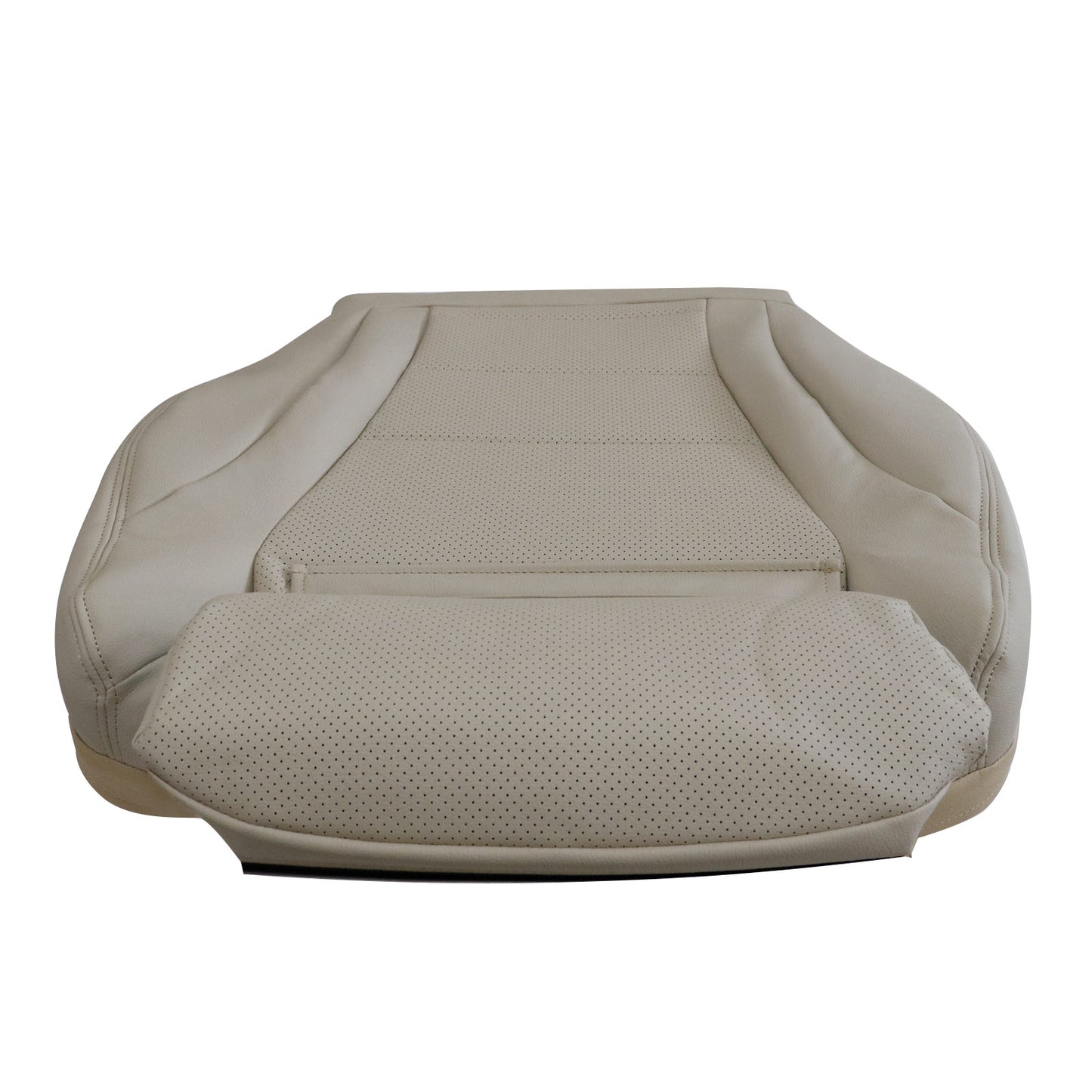 Driver Bottom Seat Cover Light Tan For 2015-2021 Mercedes Benz W205 C300 GLC300