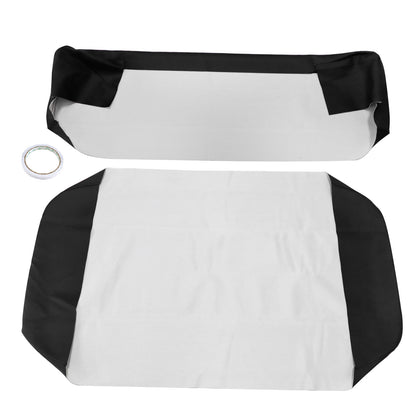 FITS Kawasaki Mule 2500 2510 3000 3010 Golf Cart UTV Diesel 4X4 Seat Cover Black