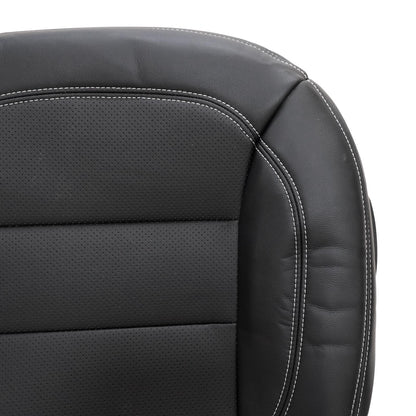 For 2012-2015 Mercedes Benz ML350 Passenger Bottom PERFORATED Seat Cover Black
