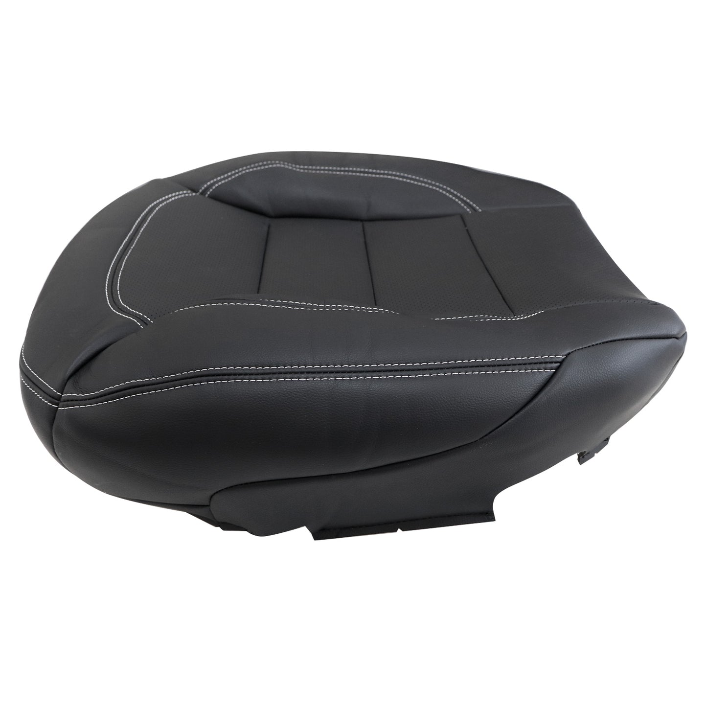 For 2012-2015 Mercedes Benz ML350 Passenger Bottom PERFORATED Seat Cover Black