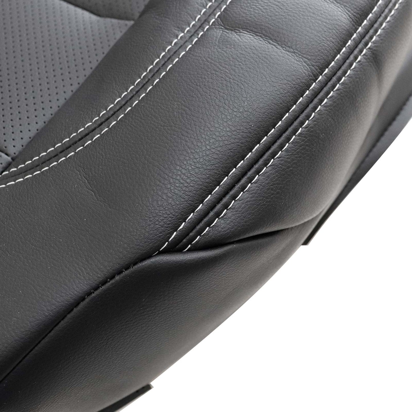 For 2012-2015 Mercedes Benz ML350 Passenger Bottom PERFORATED Seat Cover Black