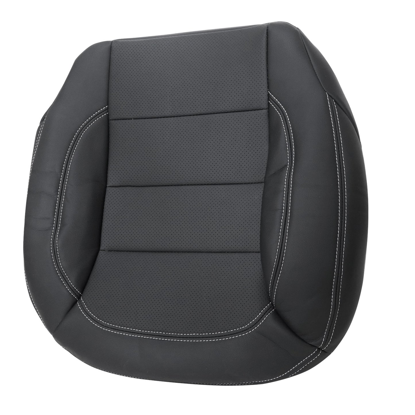 For 2012-2015 Mercedes Benz ML350 Passenger Bottom PERFORATED Seat Cover Black