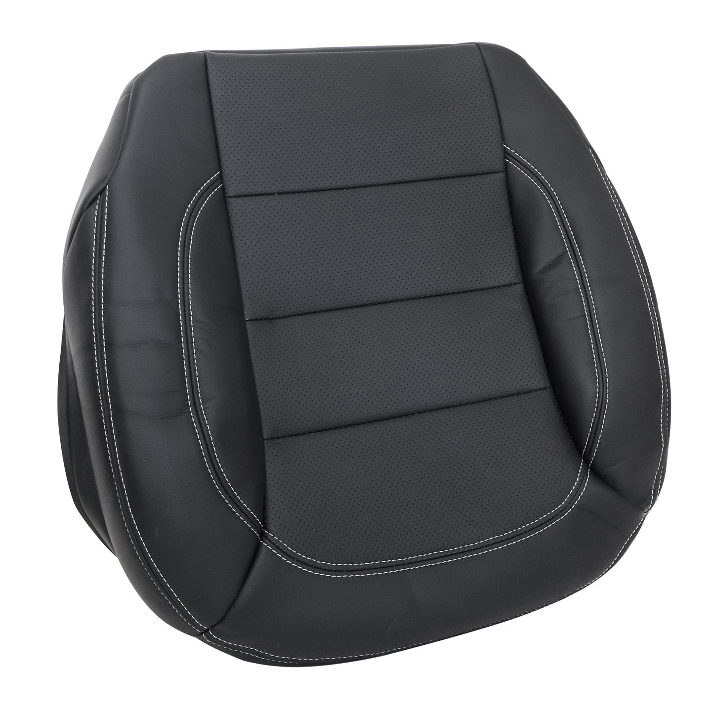 For 2012-2015 Mercedes Benz ML350 Passenger Bottom PERFORATED Seat Cover Black