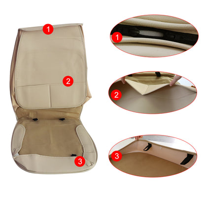 PU Leather 5 Seat Covers Full Set Front & Rear Cushion For LEXUS Deluxe Car
