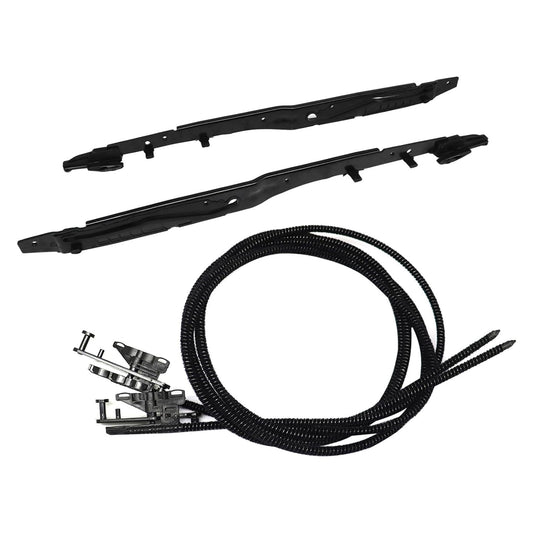 Crew Cab Sunroof Glass Cables+Track Assembly Repair Kit Fits Ford 2015-2020 F150