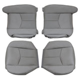 Front Seat Covers Gray For 2003 2004 2005 2006 Cadillac Escalade ESV Replacement