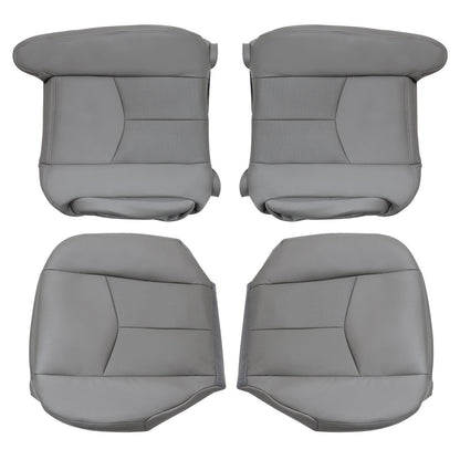 Front Seat Covers Gray For 2003 2004 2005 2006 Cadillac Escalade ESV Replacement