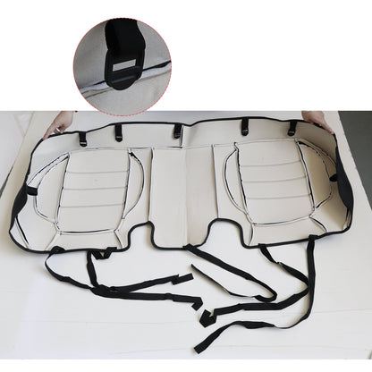 For 2017-2023 Honda CR-V Seat Cover Front & Rear Leather Protector Full SURROUND