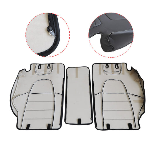 For 2017-2023 Honda CR-V Seat Cover Front & Rear Leather Protector Full SURROUND