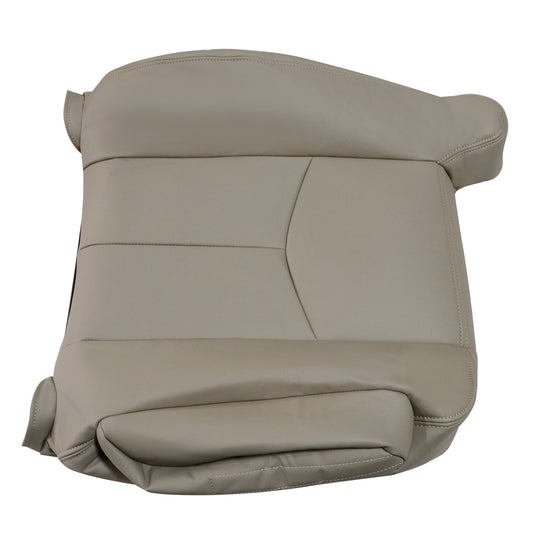 For 2003-2006 Chevy Tahoe GMC Yukon Passenger Back Leather Seat Cover Light Tan