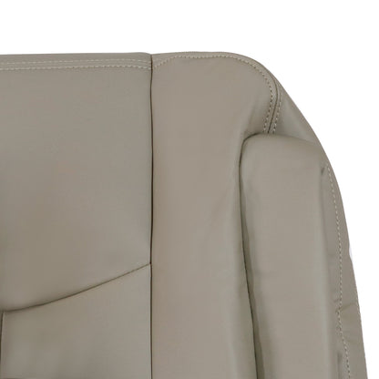 For 2003-2006 Chevy Tahoe GMC Yukon Passenger Back Leather Seat Cover Light Tan