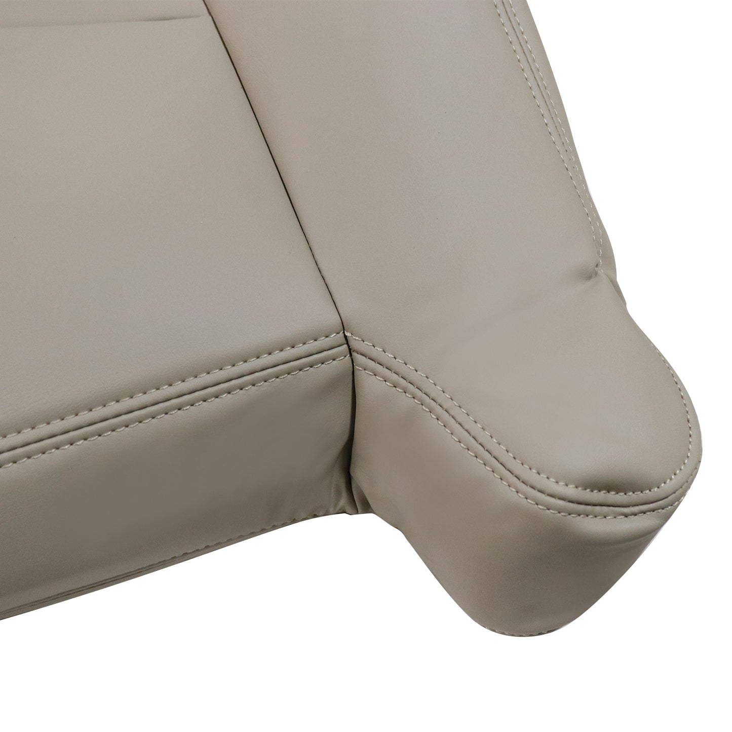For 2003-2006 Chevy Tahoe GMC Yukon Passenger Back Leather Seat Cover Light Tan