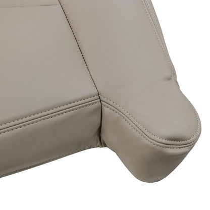 For 2003-2006 Chevy Tahoe GMC Yukon Passenger Back Leather Seat Cover Light Tan