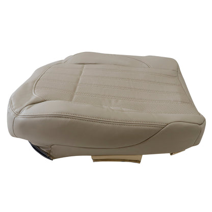 Passenger Bottom Perforated Leather Seat Cover Tan For Mercedes Benz GL350 GL450