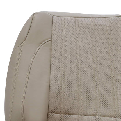 Passenger Bottom Perforated Leather Seat Cover Tan For Mercedes Benz GL350 GL450