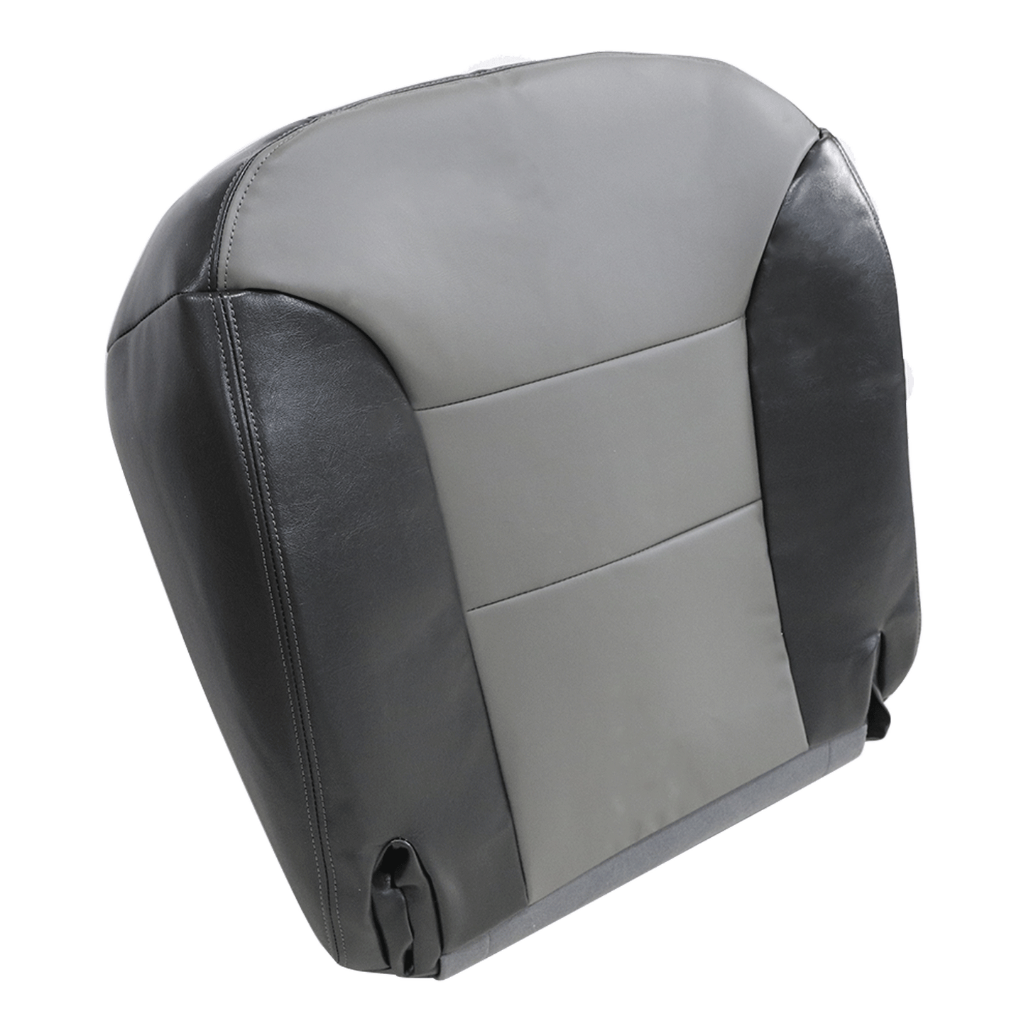 1999 2000 Fits Chevrolet Tahoe Z71 Driver Bottom Leather Seat Cover 2 Tone Gray