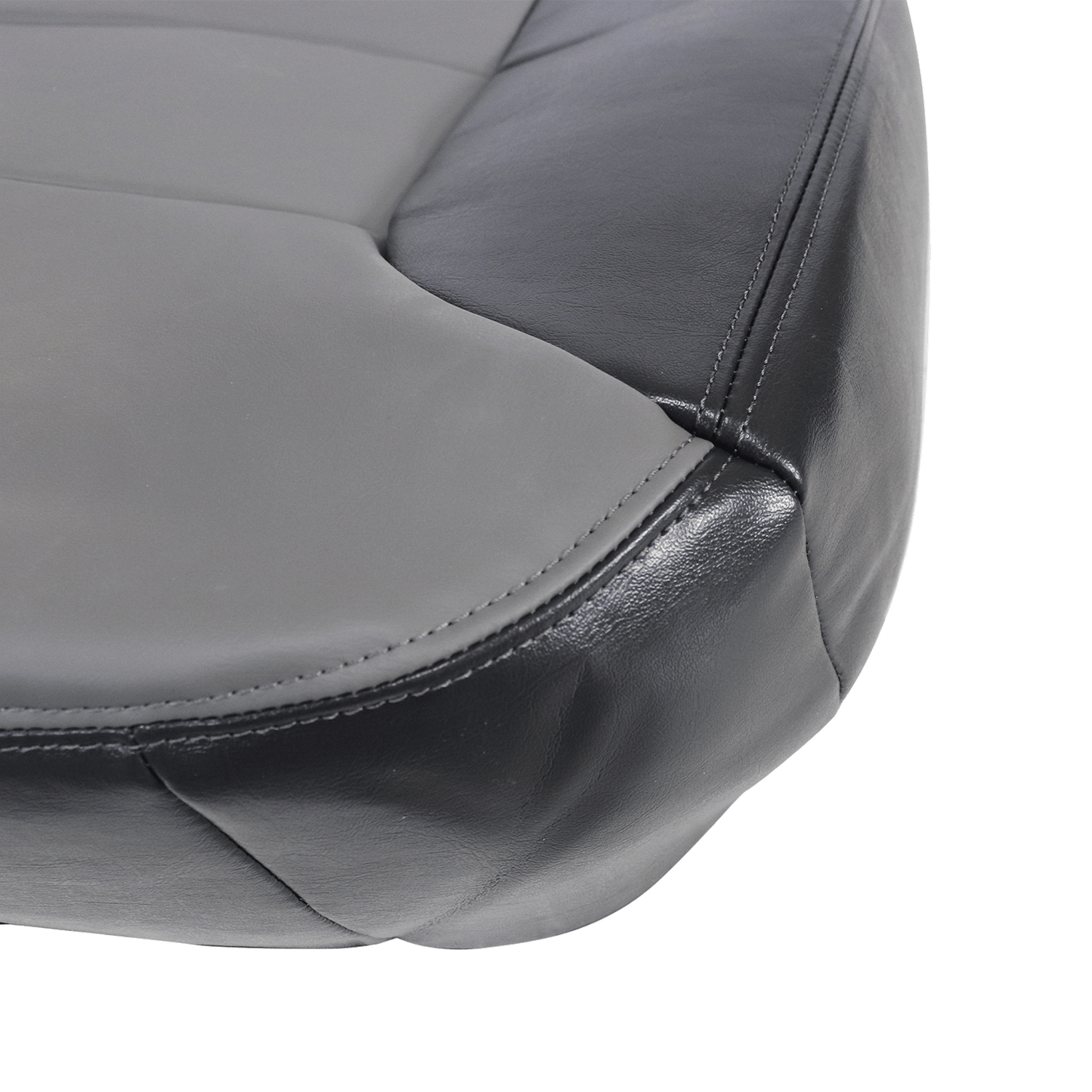 1999 2000 Fits Chevrolet Tahoe Z71 Driver Bottom Leather Seat Cover 2 Tone Gray