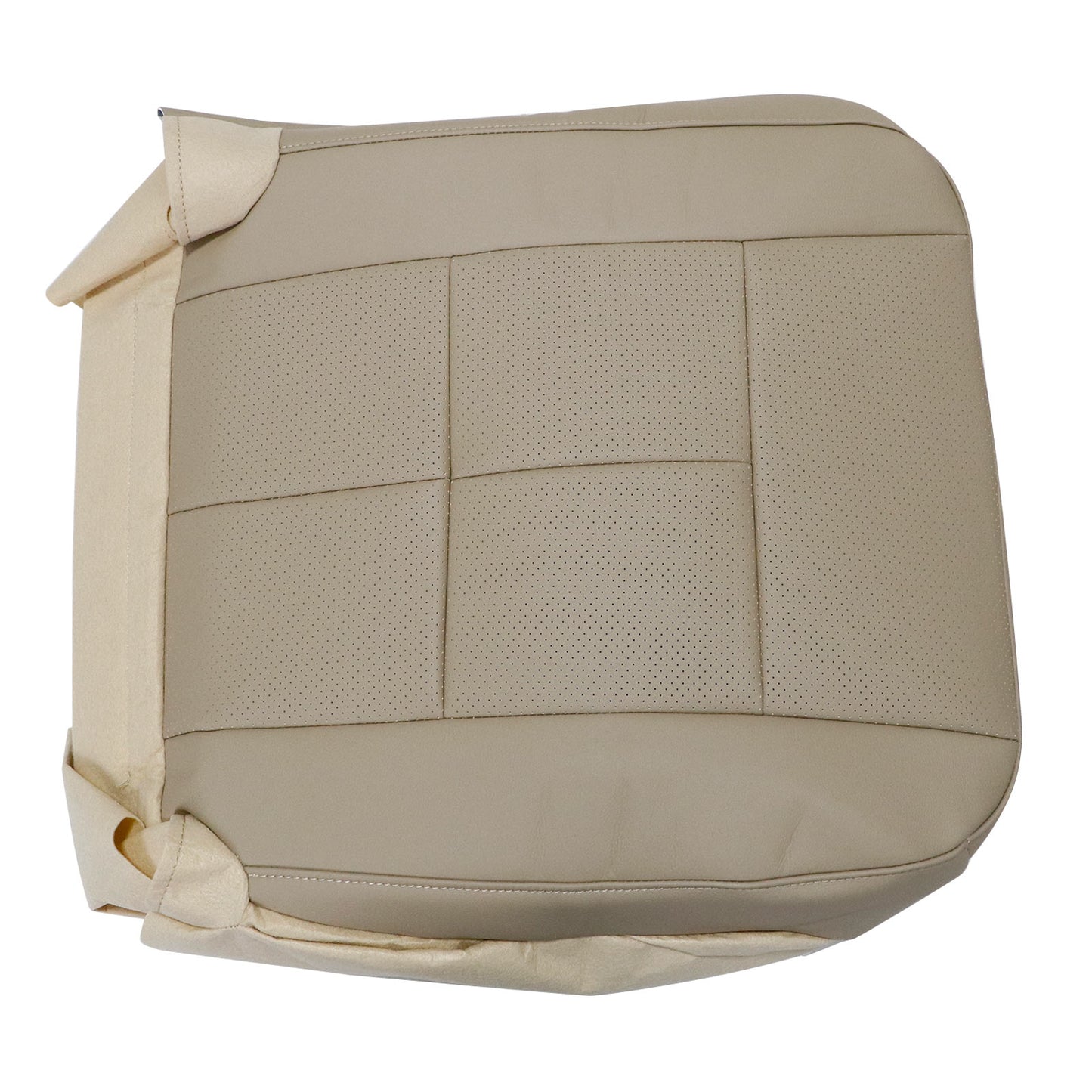 Driver Bottom Tan Leather Seat Cover For Lincoln Navigator 2007-2014 Replacement