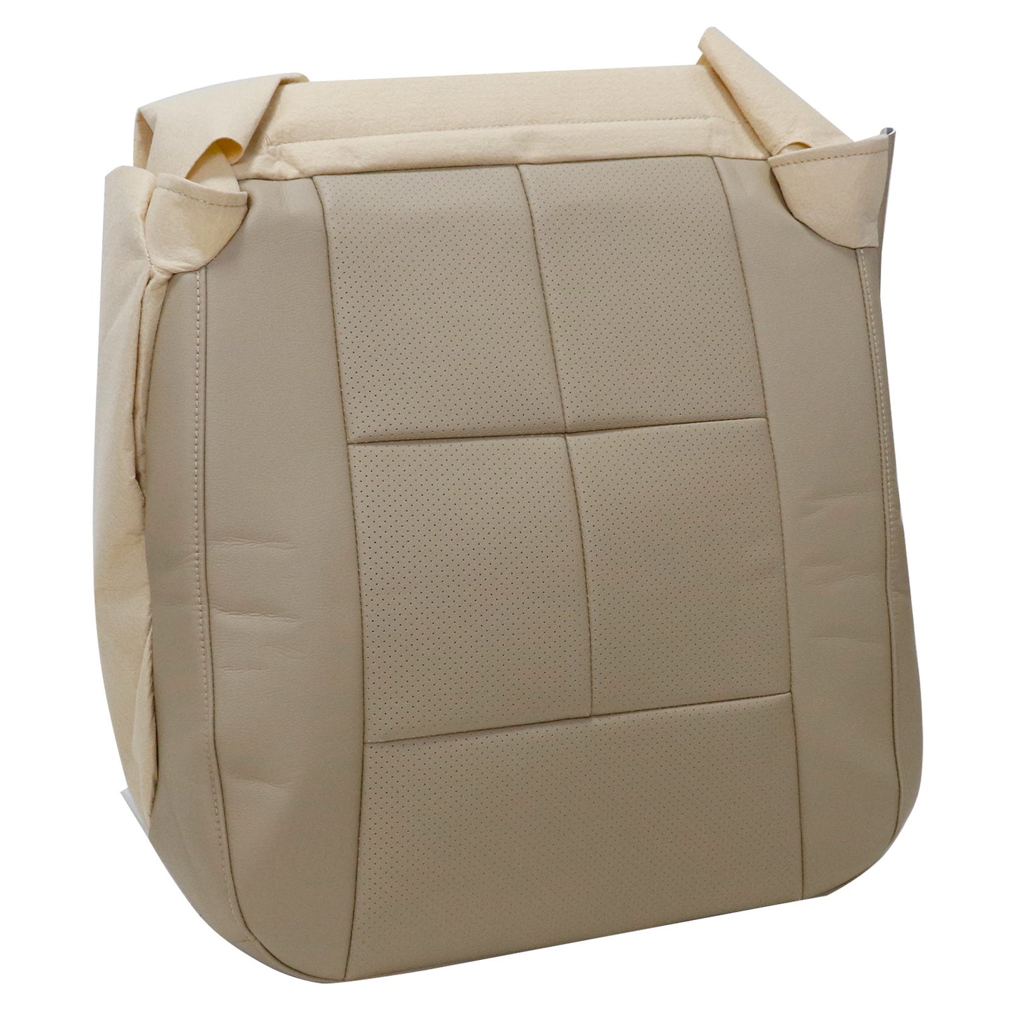 Driver Bottom Tan Leather Seat Cover For Lincoln Navigator 2007-2014 Replacement