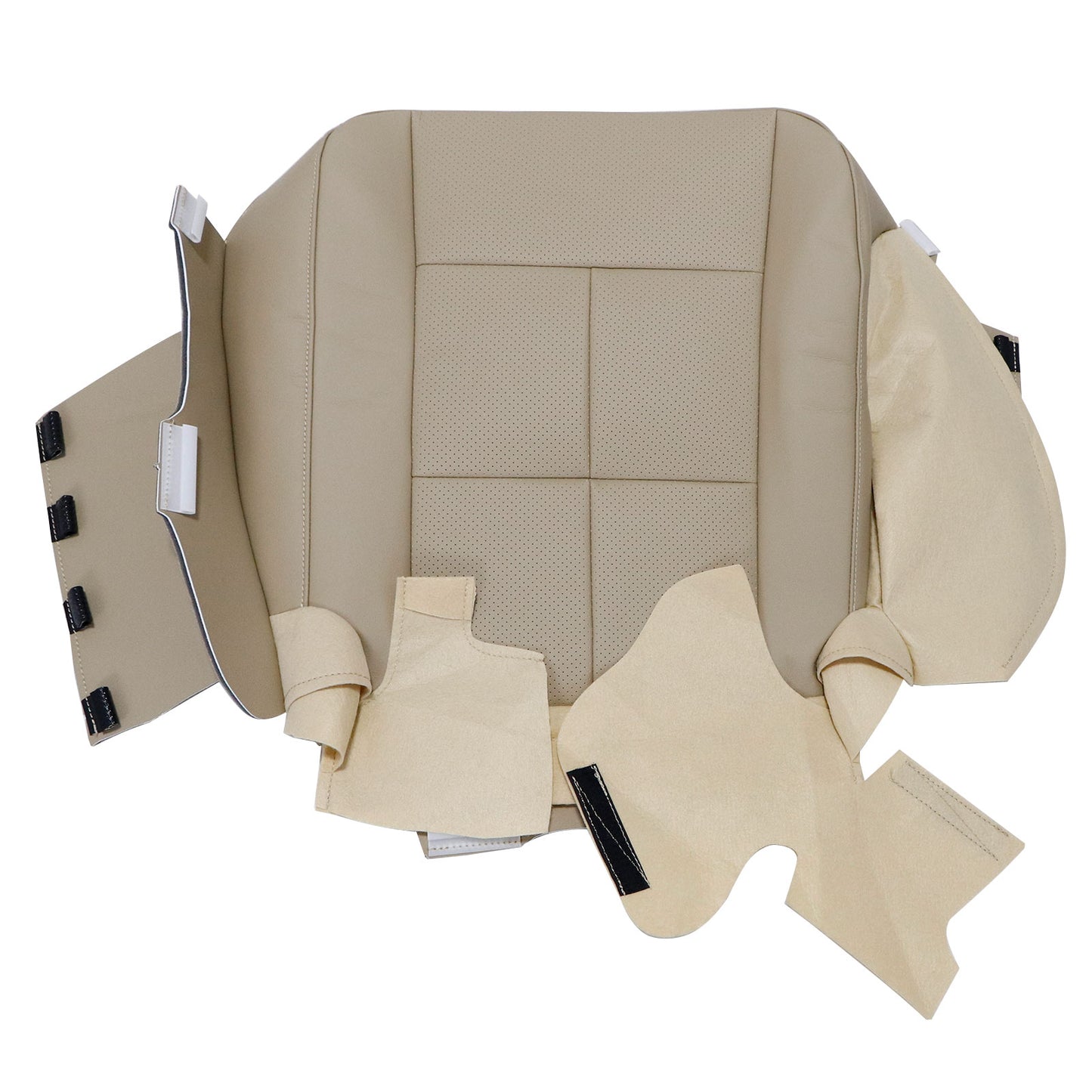Driver Bottom Tan Leather Seat Cover For Lincoln Navigator 2007-2014 Replacement