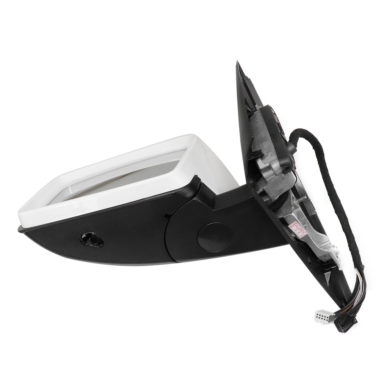 White Driver Left Side Mirror With Blind Spot FOR Mercedes GLA250 GLA45 13-20
