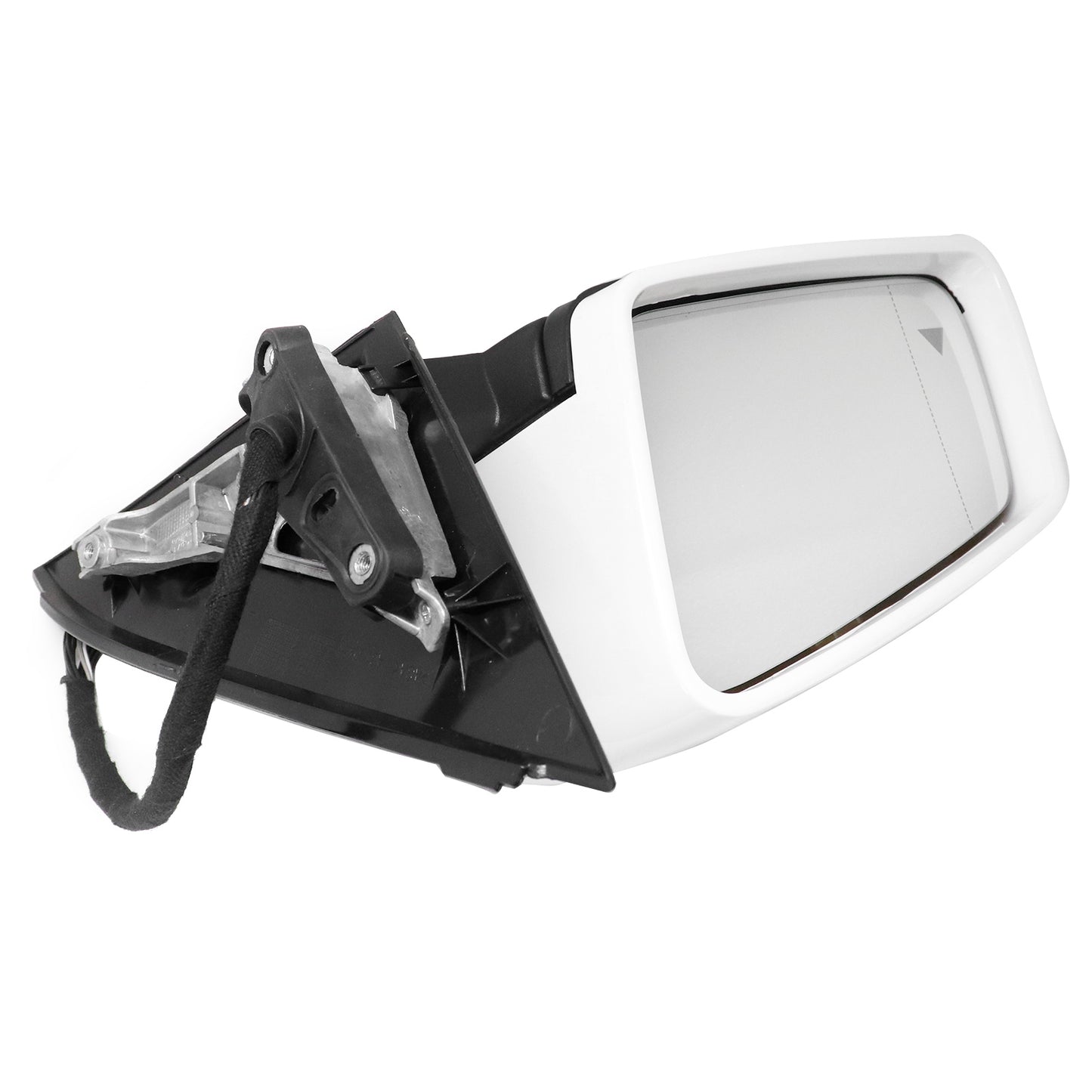 White Driver Left Side Mirror With Blind Spot FOR Mercedes GLA250 GLA45 13-20