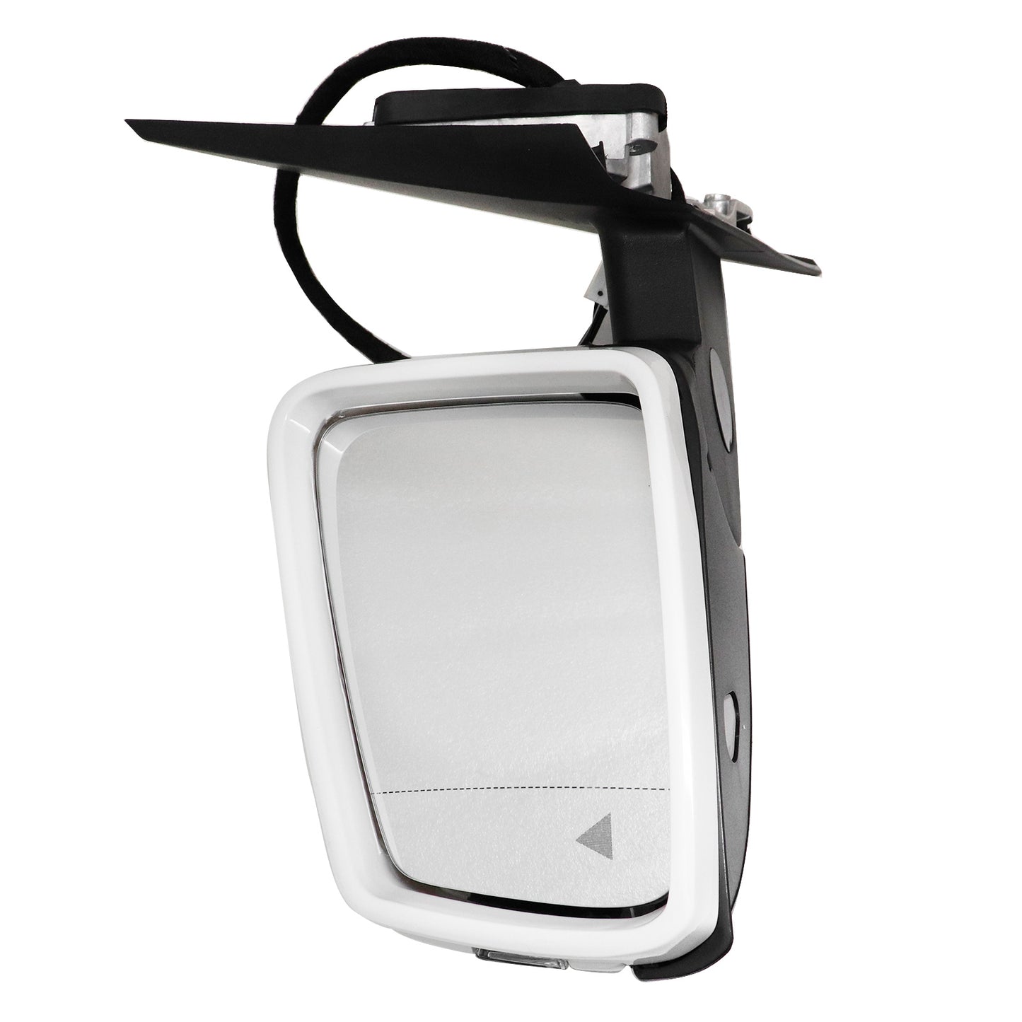 White Driver Left Side Mirror With Blind Spot FOR Mercedes GLA250 GLA45 13-20