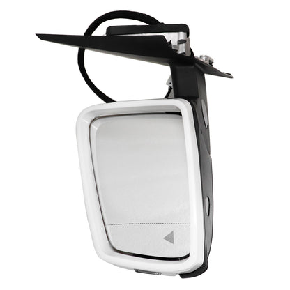 White Driver Left Side Mirror With Blind Spot FOR Mercedes GLA250 GLA45 13-20