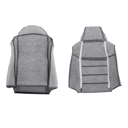 4 x For 2002-2007 Ford F250 Lariat Super Duty Perforated Leather Seat Cover Gray