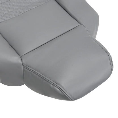4 x For 2002-2007 Ford F250 Lariat Super Duty Perforated Leather Seat Cover Gray