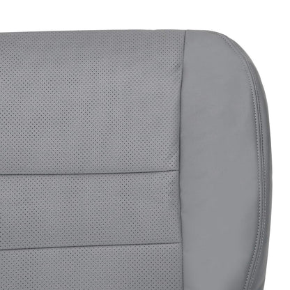 4 x For 2002-2007 Ford F250 Lariat Super Duty Perforated Leather Seat Cover Gray