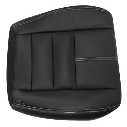 For 2008 2009 2010 Ford F250 F350 Lariat Front Driver Bottom Seat Cover Black