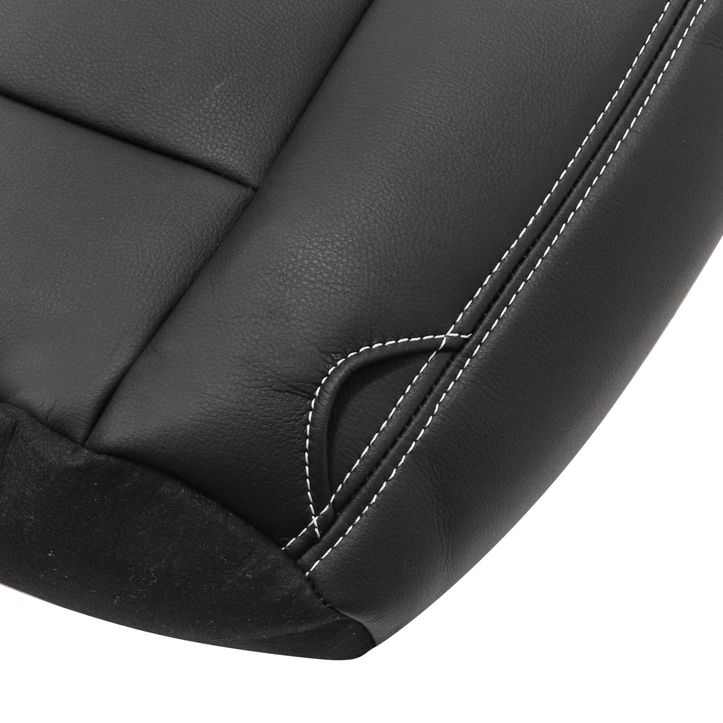 For 2008 2009 2010 Ford F250 F350 Lariat Front Driver Bottom Seat Cover Black