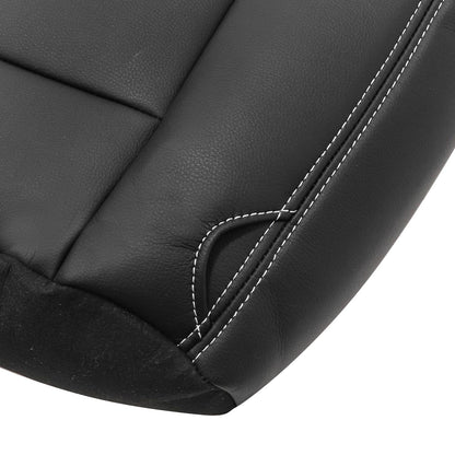 For 2008 2009 2010 Ford F250 F350 Lariat Front Driver Bottom Seat Cover Black