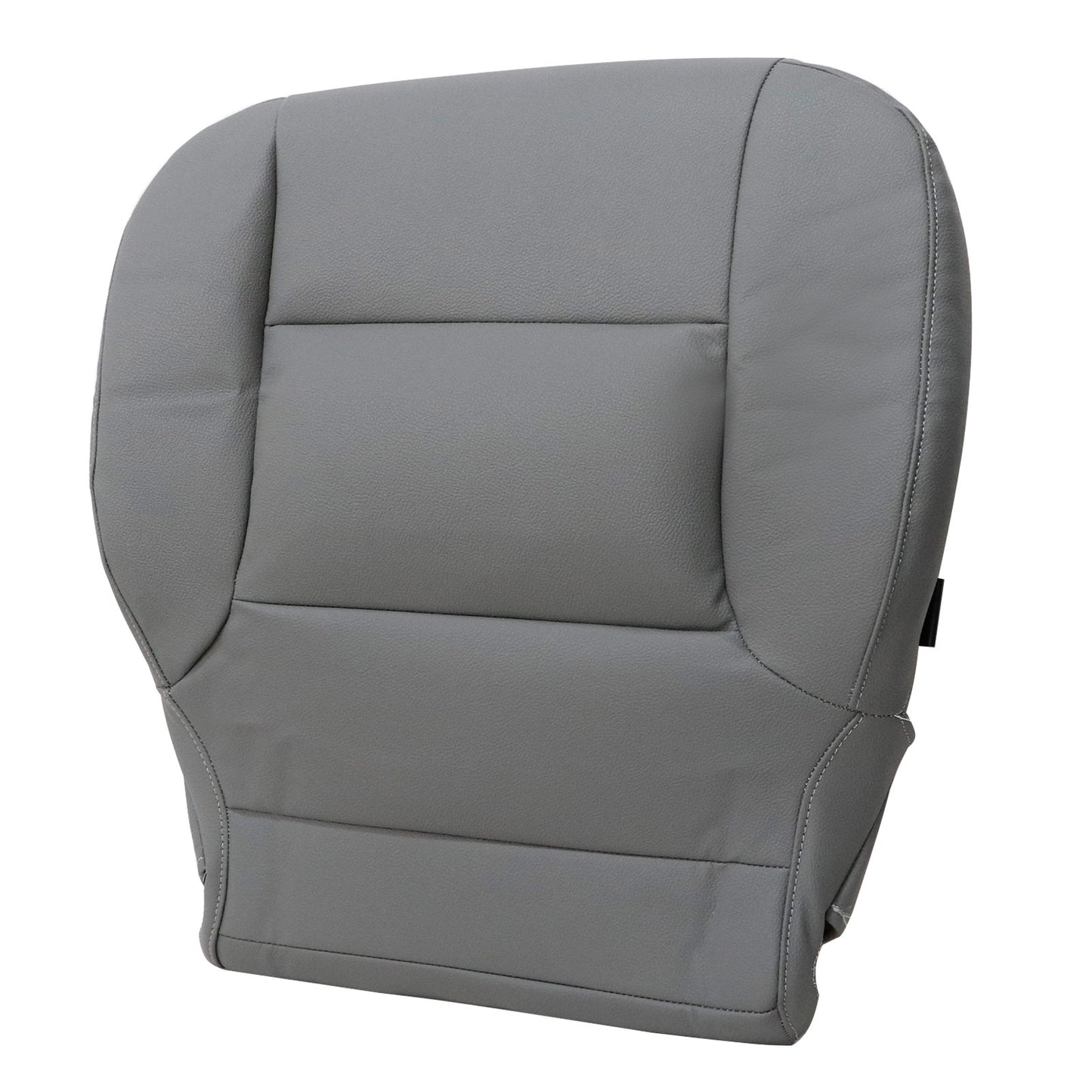 For 2014-2019 Chevy Silverado 1500 2500HD Driver Bottom Leather Seat Cover Gray