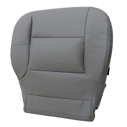 For 2014-2019 Chevy Silverado 1500 2500HD Driver Bottom Leather Seat Cover Gray