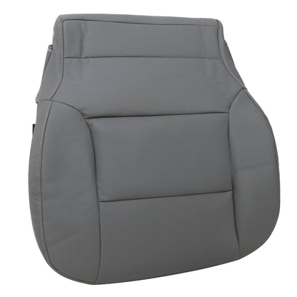 For 2014-2019 Chevy Silverado 1500 2500HD Driver Bottom Leather Seat Cover Gray