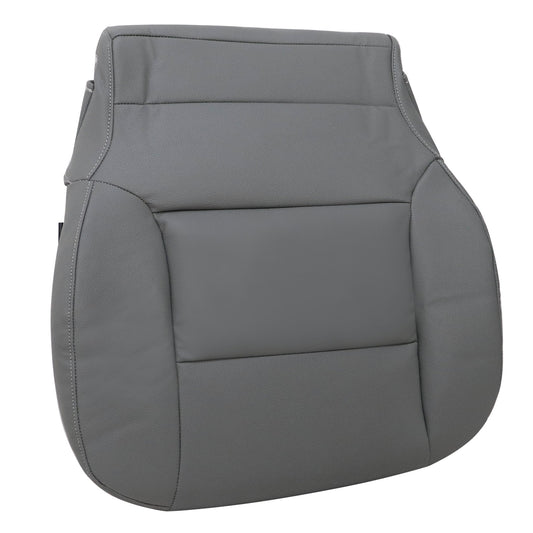 For 2014-2019 Chevy Silverado 1500 2500HD Driver Bottom Leather Seat Cover Gray