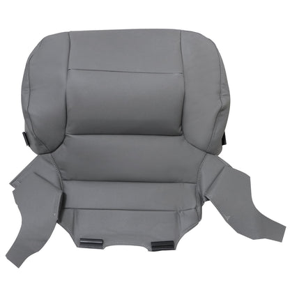 For 2014-2019 Chevy Silverado 1500 2500HD Driver Bottom Leather Seat Cover Gray