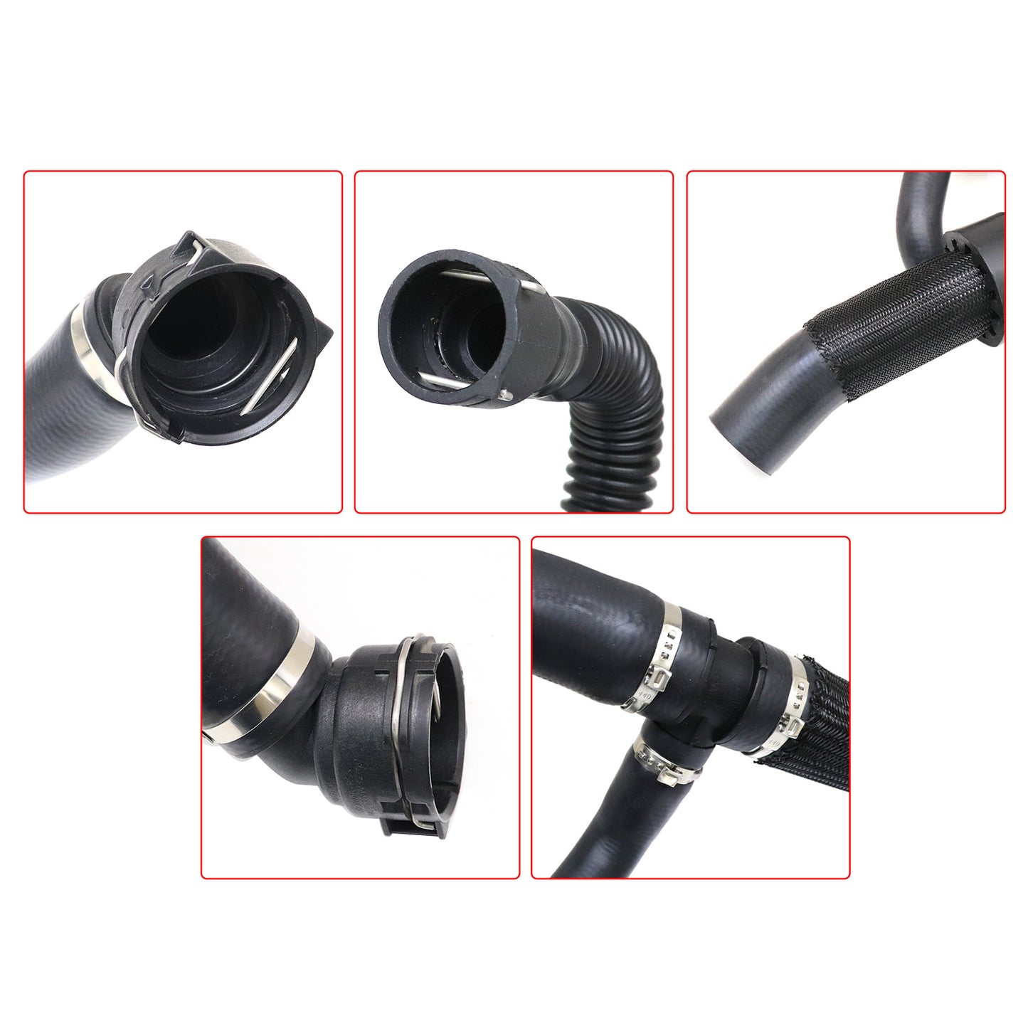 1x 68249896AC Radiator Outlet Hose For 2017 2018-2022 Jeep Compass