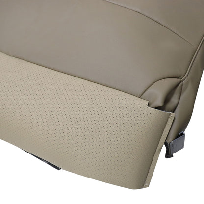 Front Bottom Bench Seat Cover Tan For 1999 2000 2001 2002 Ford F350 F450 F550